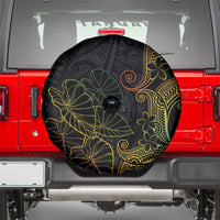 Aloha Hawaii Kalo Spare Tire Cover Reggae Taro Polynesian Pattern - Polynesian Pride