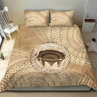 Tonga Skink Kava Bowl Bedding Set Vintage Tongan Ngatu Pattern LT14 - Polynesian Pride
