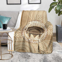 Tonga Skink Kava Bowl Blanket Vintage Tongan Ngatu Pattern LT14 - Polynesian Pride