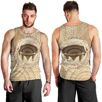 Tonga Skink Kava Bowl Men Tank Top Vintage Tongan Ngatu Pattern LT14 - Polynesian Pride