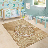 Tonga Ngatu Turtle Area Rug Vintage Tongan Tapa Cloth