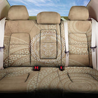 Tonga Ngatu Turtle Back Car Seat Cover Vintage Tongan Tapa Cloth LT14 One Size Brown - Polynesian Pride