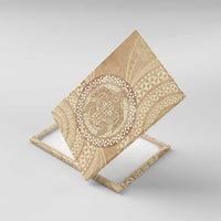 Tonga Ngatu Turtle Canvas Wall Art Vintage Tongan Tapa Cloth LT14 With Frame Brown - Polynesian Pride