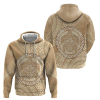 Tonga Ngatu Turtle Hoodie Vintage Tongan Tapa Cloth LT14 - Polynesian Pride