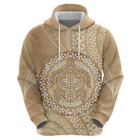 Tonga Ngatu Turtle Hoodie Vintage Tongan Tapa Cloth LT14 - Polynesian Pride