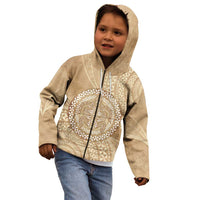 Tonga Ngatu Turtle Kid Hoodie Vintage Tongan Tapa Cloth LT14 - Polynesian Pride