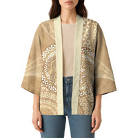 Tonga Ngatu Turtle Kimono Vintage Tongan Tapa Cloth LT14 - Polynesian Pride