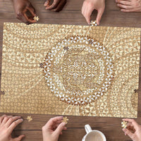 Tonga Ngatu Turtle Puzzle Vintage Tongan Tapa Cloth LT14 - Polynesian Pride