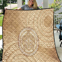 Tonga Ngatu Turtle Quilt Vintage Tongan Tapa Cloth LT14 Brown - Polynesian Pride