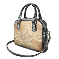 Tonga Ngatu Turtle Shoulder Handbag Vintage Tongan Tapa Cloth LT14 - Polynesian Pride