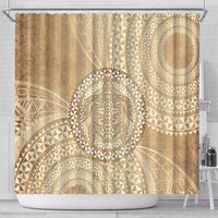 Tonga Ngatu Turtle Shower Curtain Vintage Tongan Tapa Cloth LT14 - Polynesian Pride