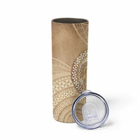 Tonga Ngatu Turtle Skinny Tumbler Vintage Tongan Tapa Cloth LT14 - Polynesian Pride