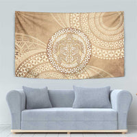 Tonga Ngatu Turtle Tapestry Vintage Tongan Tapa Cloth LT14 - Polynesian Pride