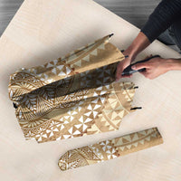 Tonga Ngatu Turtle Umbrella Vintage Tongan Tapa Cloth