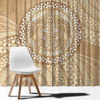 Tonga Ngatu Turtle Window Curtain Vintage Tongan Tapa Cloth LT14 - Polynesian Pride