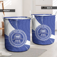 Queen Salote College 100th Anniversary Personalized Laundry Basket Est 1926 Kolisi Fefine Tongan Ngatu Pattern LT14 - Polynesian Pride