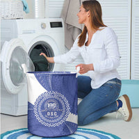 Queen Salote College 100th Anniversary Personalized Laundry Basket Est 1926 Kolisi Fefine Tongan Ngatu Pattern LT14 - Polynesian Pride