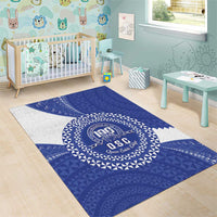 Queen Salote College 100th Anniversary Personalized Area Rug Est 1926 Kolisi Fefine Tongan Ngatu Pattern LT14 - Polynesian Pride