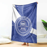 Queen Salote College 100th Anniversary Personalized Blanket Est 1926 Kolisi Fefine Tongan Ngatu Pattern LT14 - Polynesian Pride