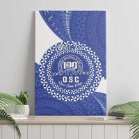 Queen Salote College 100th Anniversary Personalized Canvas Wall Art Est 1926 Kolisi Fefine Tongan Ngatu Pattern LT14 - Polynesian Pride