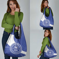 Queen Salote College 100th Anniversary Personalized Grocery Bag Est 1926 Kolisi Fefine Tongan Ngatu Pattern LT14 - Polynesian Pride