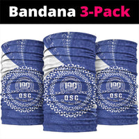 Queen Salote College 100th Anniversary Personalized Neck Gaiter Est 1926 Kolisi Fefine Tongan Ngatu Pattern LT14 package One Size: 25*50cm Blue - Polynesian Pride