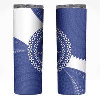 Queen Salote College 100th Anniversary Skinny Tumbler Est 1926 Kolisi Fefine Tongan Ngatu Pattern