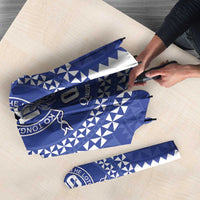 Queen Salote College 100th Anniversary Personalized Umbrella Est 1926 Kolisi Fefine Tongan Ngatu Pattern