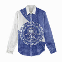 Queen Salote College 100th Anniversary Personalized Women Casual Shirt Est 1926 Kolisi Fefine Tongan Ngatu Pattern