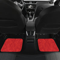 Personalised United States And Papua New Guinea Car Mats USA Eagle With PNG Bird Of Paradise