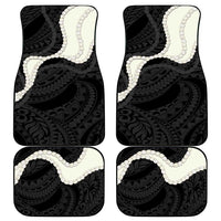 Black Polynesia Tribal Octopus Tattoo Car Mats Pikake Lei Polynesian Pattern LT14 - Polynesian Pride