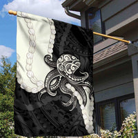 Black Polynesia Tribal Octopus Tattoo Garden Flag Pikake Lei Polynesian Pattern
