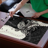 Black Polynesia Tribal Octopus Tattoo Puzzle Pikake Lei Polynesian Pattern LT14 - Polynesian Pride