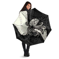 Black Polynesia Tribal Octopus Tattoo Umbrella Pikake Lei Polynesian Pattern LT14 - Polynesian Pride