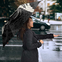 Black Polynesia Tribal Octopus Tattoo Umbrella Pikake Lei Polynesian Pattern LT14 - Polynesian Pride