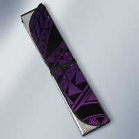 Purple Galaxy Polynesia Tribal Octopus Tattoo Auto Sun Shade Pikake Lei Polynesian Pattern LT14 - Polynesian Pride