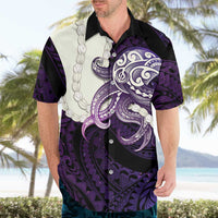 Purple Galaxy Polynesia Tribal Octopus Tattoo Hawaiian Shirt Pikake Lei Polynesian Pattern LT14 - Polynesian Pride