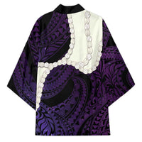Purple Galaxy Polynesia Tribal Octopus Tattoo Kimono Pikake Lei Polynesian Pattern