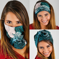 Teal Galaxy Polynesia Tribal Octopus Tattoo Neck Gaiter Pikake Lei Polynesian Pattern LT14 - Polynesian Pride