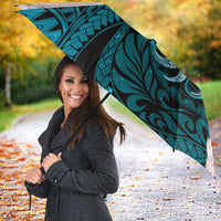 Teal Galaxy Polynesia Tribal Octopus Tattoo Umbrella Pikake Lei Polynesian Pattern LT14 - Polynesian Pride