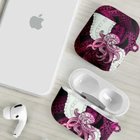 Pink Galaxy Polynesia Tribal Octopus Tattoo AirPods Case Pikake Lei Polynesian Pattern LT14 - Polynesian Pride