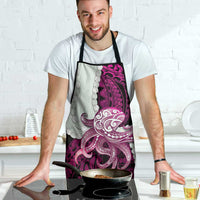 Pink Galaxy Polynesia Tribal Octopus Tattoo Apron Pikake Lei Polynesian Pattern LT14 - Polynesian Pride