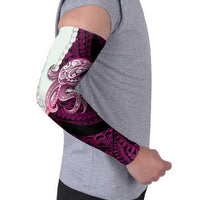 Pink Galaxy Polynesia Tribal Octopus Tattoo Arm Sleeves Pikake Lei Polynesian Pattern LT14 - Polynesian Pride