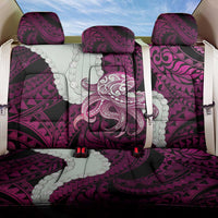 Pink Galaxy Polynesia Tribal Octopus Tattoo Back Car Seat Cover Pikake Lei Polynesian Pattern