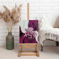 Pink Galaxy Polynesia Tribal Octopus Tattoo Canvas Wall Art Pikake Lei Polynesian Pattern LT14 - Polynesian Pride