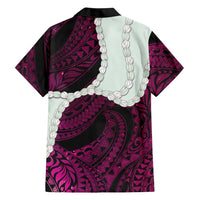 Pink Galaxy Polynesia Tribal Octopus Tattoo Hawaiian Shirt Pikake Lei Polynesian Pattern LT14 - Polynesian Pride