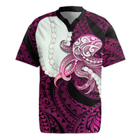 Pink Galaxy Polynesia Tribal Octopus Tattoo Rugby Jersey Pikake Lei Polynesian Pattern LT14 Pink - Polynesian Pride