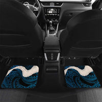 Blue Galaxy Polynesia Tribal Octopus Tattoo Car Mats Pikake Lei Polynesian Pattern LT14 Set 2pcs - Back Blue - Polynesian Pride
