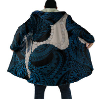 Blue Galaxy Polynesia Tribal Octopus Tattoo Cloak Pikake Lei Polynesian Pattern LT14 - Polynesian Pride