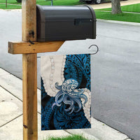 Blue Galaxy Polynesia Tribal Octopus Tattoo Garden Flag Pikake Lei Polynesian Pattern LT14 - Polynesian Pride